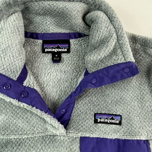 Patagonia Re Tool Snap T Fleece Synchilla Pullover Jacket M Hiking cabincore - Picture 8 of 13